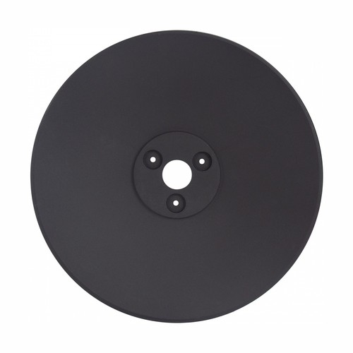 Platta för Spectrum vägglampa - Ø30cm, höjd 3cm, rund, svart