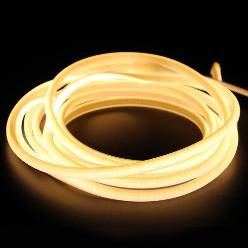 5m Neon COB RA95, 230V - 11W/m, IP67, 288 LED/m, kan klippas var 10:e cm, upp till 100m