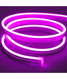 8W per meter Lila 8x16 CLIP-ON Neon Flex LED - 24V DC, IP67