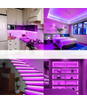 8W per meter Lila 8x16 CLIP-ON Neon Flex LED - 24V DC, IP67