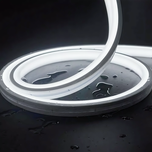 Kallvit 8x16 CLIP-ON Neon Flex LED - 8W per. meter, IP67, 24V