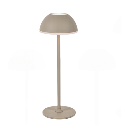 Uppladdningsbar LED bordslampa Inomhus/utomhus - Beige, touch dimbar, 3i1, IP54 utomhus bordslampa