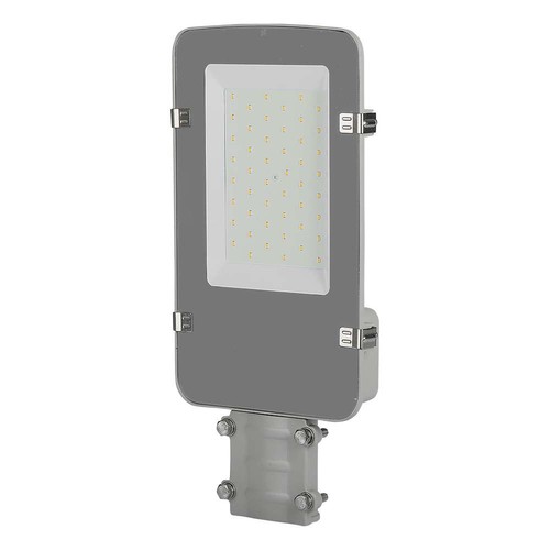 V-Tac 30W LED gatulampa - Ø50/Ø60mm, Samsung chip, IP65, grått hus