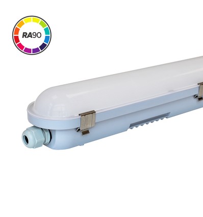 150cm 60W armatur HiCRI, genomkopplad - IP65, RA90, flimmerfri