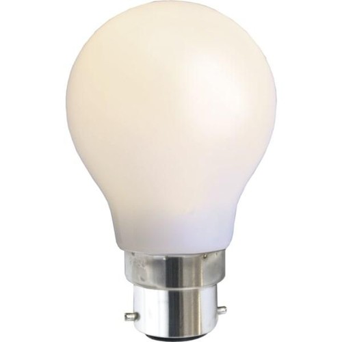 Outlet: Vit/Opal B22 LED Lampa På 1W, Ø55, 230V - 360°