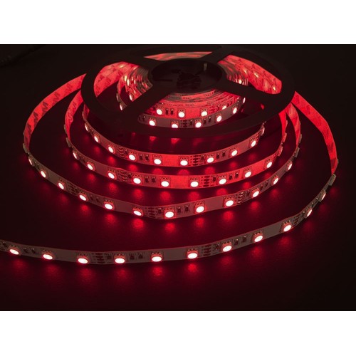 5m 10W/m Infraröd 850 nm LED-strip - 24V DC, IP20, 120 LED per meter