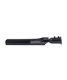 50W skymnings LED gatlampa - Skymningssensor, Ø60 mm, IP65, svart, 230V