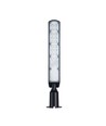 50W skymnings LED gatlampa - Skymningssensor, Ø60 mm, IP65, svart, 230V