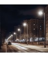 50W skymnings LED gatlampa - Skymningssensor, Ø60 mm, IP65, svart, 230V