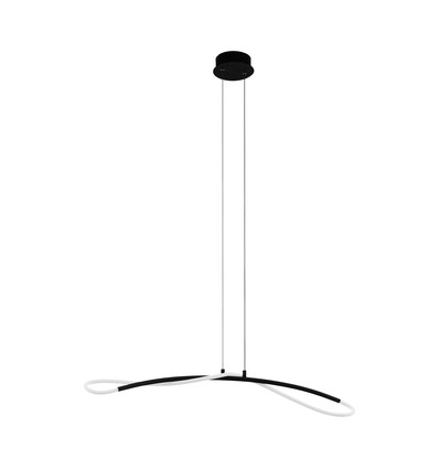 Outlet: EGLO Egidonella LED Pendel Lampa 20W i Svart/Vit