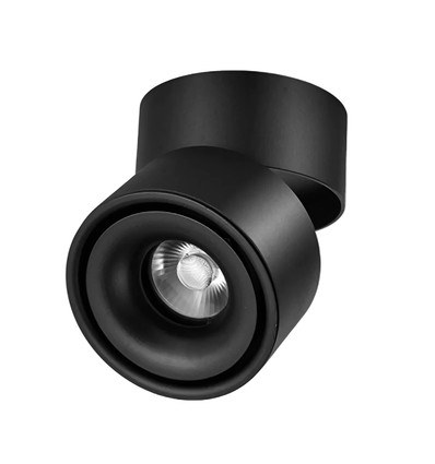 Vero 10W LED utanpåliggande spot - RA98, dimbar, svart