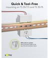 54W / 12V DC DIN-skena strömförsörjning - 4.5A