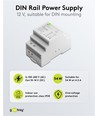 54W / 12V DC DIN-skena strömförsörjning - 4.5A
