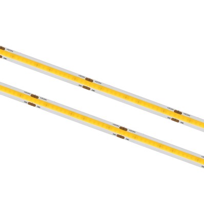 10m 8W/m COB-LED-strip - 24V DC, IP20, 336 LED per meter, 8 mm bred