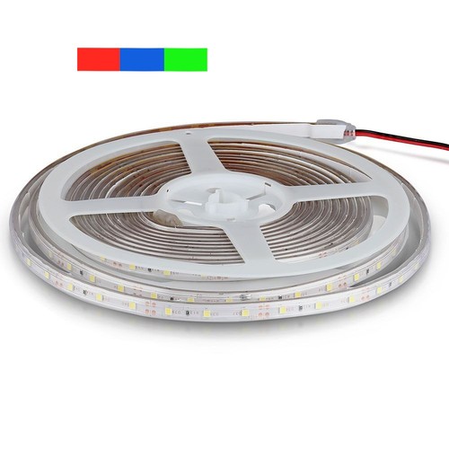 5m 3,6W/m stänksäker LED-strip - IP65, 60 LED per meter, välj färg