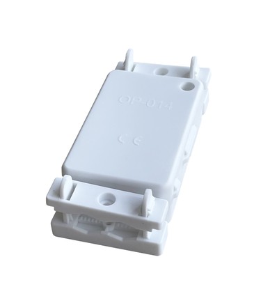 Smart kopplingsdosa - Vit, IP20 inomhus, med kopplingsplint och dragavlastning