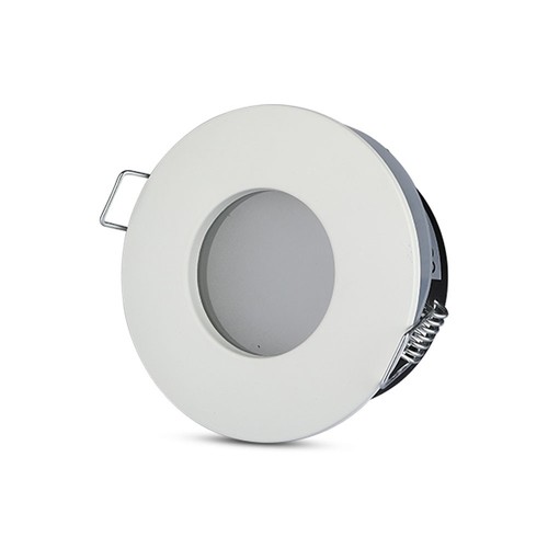 IP54 Downlight utan ljuskälla - Gummitätning, Hål: Ø7,5 cm, Mått: Ø8,4 cm, passar till GU10 och MR16