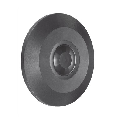 V-Tac LED rörelsesdetektor för utanpåliggande montering - LED vänlig, svart, PIR infraröd, IP20 inomhus