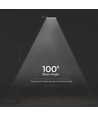 V-Tac 100W LED gatulampa - Samsung chip, Ø60mm, IP65