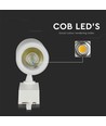35W 3-fas skenspot - Vit, 4000K, 24 grader, COB LED