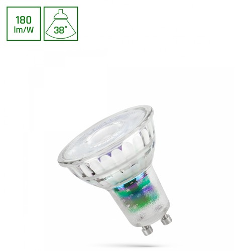 GU10 2,5W LED-lampa - 38°, 210lm/W, 230V