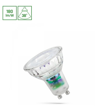 GU10 2,5W LED-lampa - 38°, 210lm/W, 230V