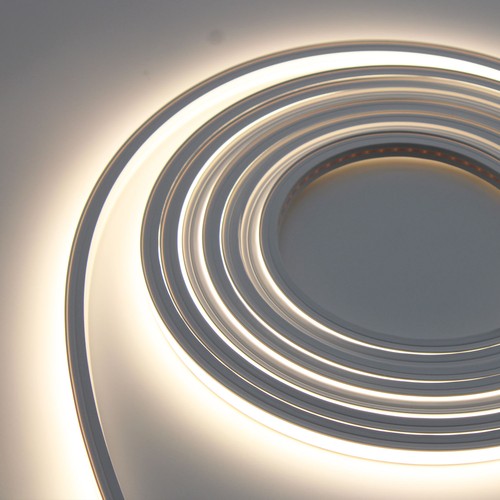 10m AnyCut Neon Flex 10x10 Neutralvit LED-strip - 10W/m, 24V, Ingen klippavstånd