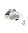 7W Infälld spotlight RA96, DimToWarm+CCT, Dimbar - Hål: Ø6,8 cm, Mått: Ø8,3 cm, Vit kant