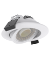 7W Infälld spotlight RA96, DimToWarm+CCT, Dimbar - Hål: Ø6,8 cm, Mått: Ø8,3 cm, Vit kant
