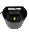 6W Vägglampa - IP65, Rund, RGB + CCT Tuya, Svart, Upp/ned, Justerbar, Inne / ute, Inkl. ljuskälla