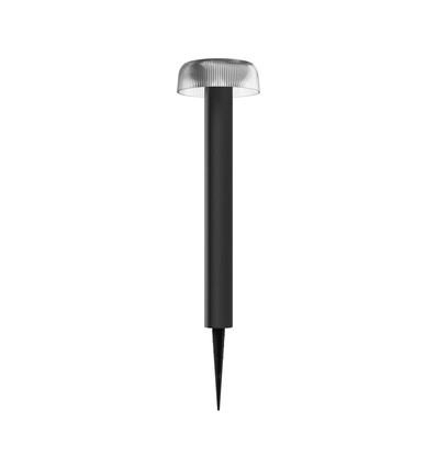 2,5W SOLARA FUNGI LED trädgårdslampa, 3,7V - 200lm, IP44, 2700K, laddningsbar, svart