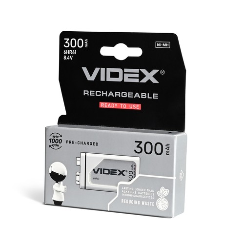 6Hr61 batteri - Ni-MH, uppladdningsbart, 300mAh