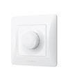 600W LED dimmer för europadosa - 15-600W, vit