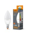 E14 4W LED kronljus - C37, 380lm, 4000K, matt glas
