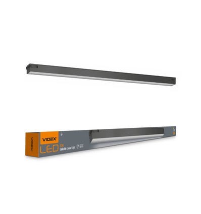 120cm 50W LED skena, svart - 5000lm, IP20, sammankopplingsbar, 5 års garanti