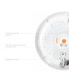 30W LED sensorlampa med nödljus – justerbar watt/CCT, IP44, inbyggt batteri