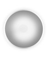 30W LED sensorlampa med nödbelysning - Justerbar watt/CCT, IP44, 3000lm, inbyggt batteri, vit kant
