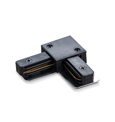 L-skarv för 1-fas skenor - Svart, 1F2W