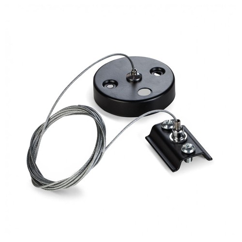 Wireupphäng för 1-fas skena - Svart