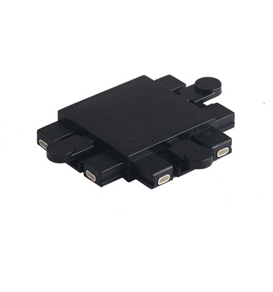 T-skarv för magnetiskt skensystem, 48V - Svart, 68x24x9.5 mm, inomhus