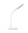 5,5W LED dimbar skrivbordslampa - Touch kontroll, 4000K, flicker free, vit