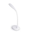 5,5W LED dimbar skrivbordslampa - Touch kontroll, 4000K, flicker free, vit