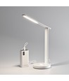5W uppladdningsbar LED skrivbordslampa - Touch dimbar, CCT, 2600mAh batteri, vit, inkl. USB-kabel