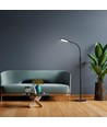 12W Tokyo LED golvlampa, dimbar - 1280lm, svart, touchkontroll, justerbar CCT, flicker free