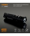 LED bärbar ficklampa - 5000K, ljusstyrka: 4000