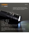LED bärbar ficklampa - 5000K, ljusstyrka: 4000