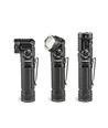 LED ficklampa, uppladdningsbar - Magnetisk, 1000lm, USB-C, Roterbar, Vit+rött ljus
