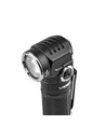 LED ficklampa, uppladdningsbar - Magnetisk, 1000lm, USB-C, Roterbar, Vit+rött ljus