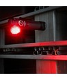LED ficklampa, uppladdningsbar - Magnetisk, 1000lm, USB-C, Roterbar, Vit+rött ljus