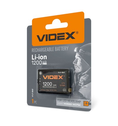 Uppladdningsbart litiumjonbatteri - 1200mAh